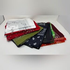 Colorful Bandana Set, 69 pcs